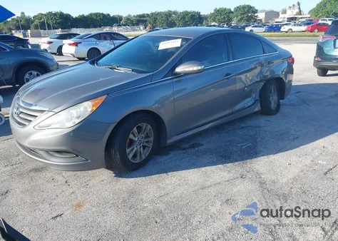 2014 Hyundai Sonata Gls z USA, uszkodzony, nr VIN 5NPEB4AC2EH858550